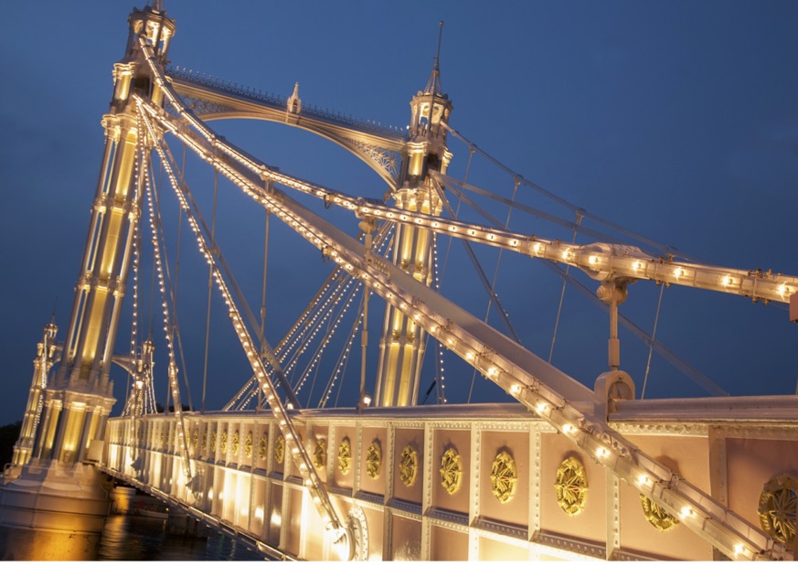 Albert Bridge in Chelsea