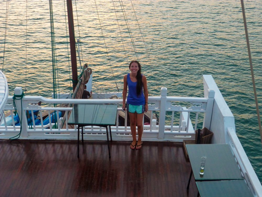 Sailing in Halong Bay