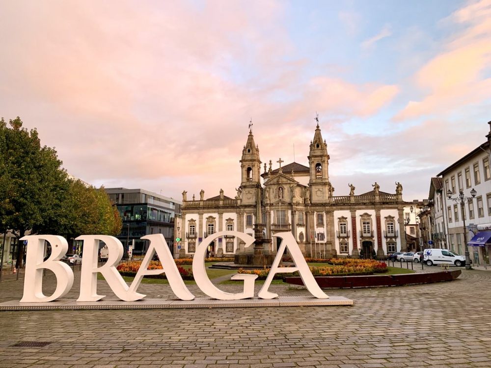 The historical city of Braga, Portugal