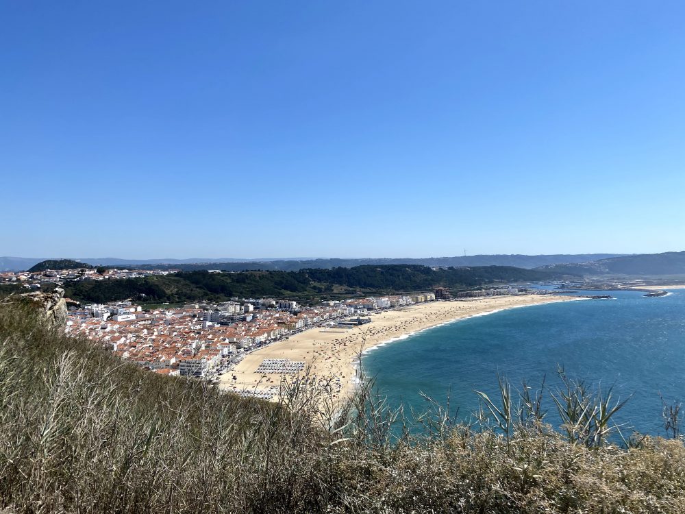 Soak up the rays at the stunning Praia de Nazare