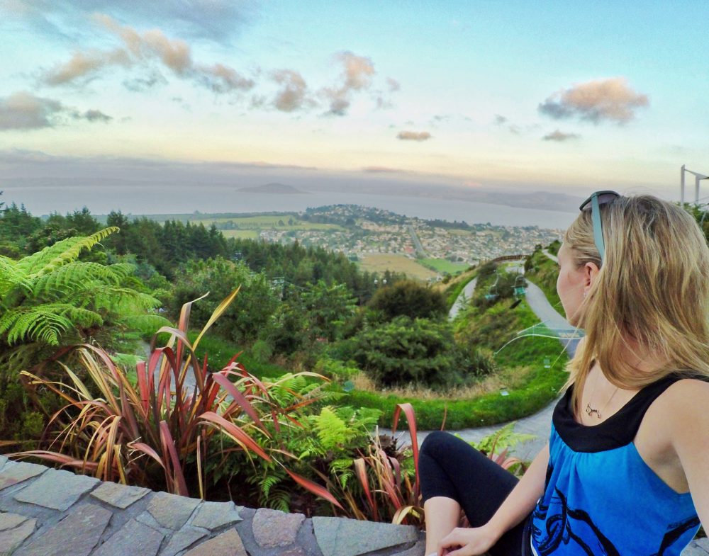 Overlooking Rotorua