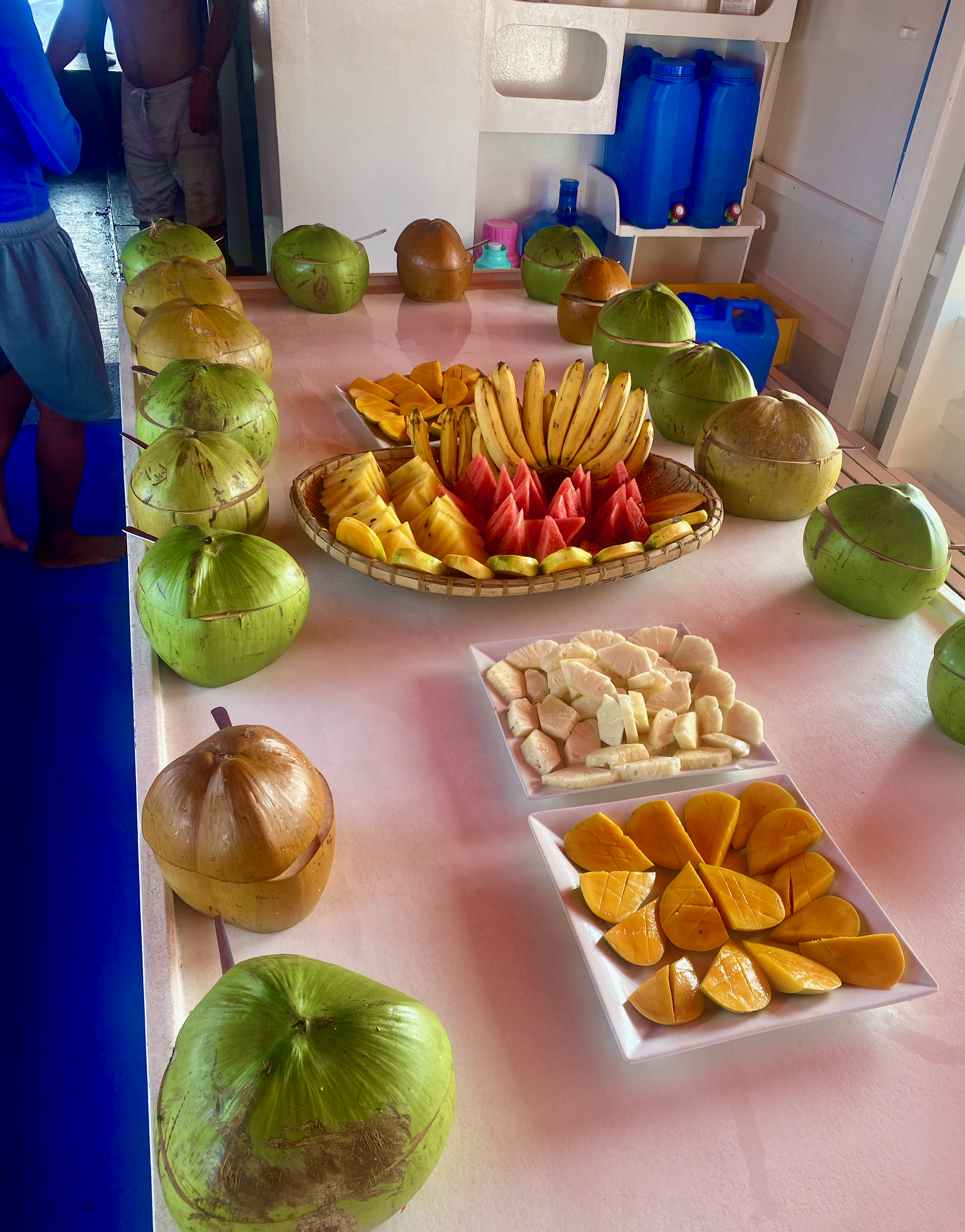 Food onboard Tao Expeditions