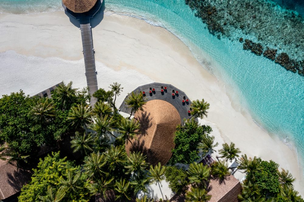 Aerial view of Dhawa Ihuru