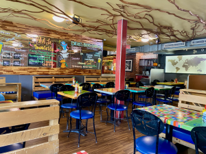 Inside La Banquise, the famous poutine restaurant in Montréal