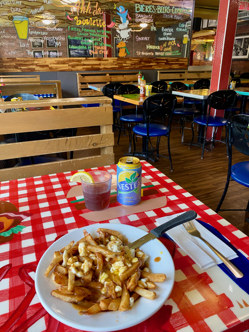 My breakfast poutine at La Banquise, Montréal