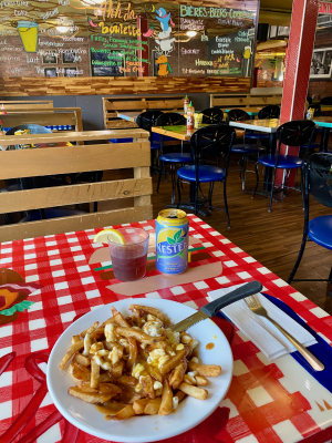 My breakfast poutine at La Banquise, Montréal