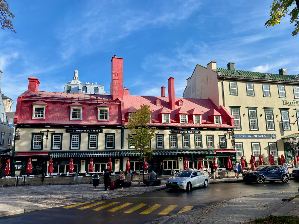 The heart of Vieux-Québec (Old Québec) in Québec City