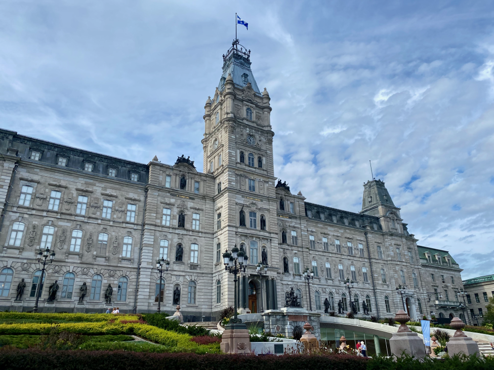 The Parliament Building in Québec City, Canada