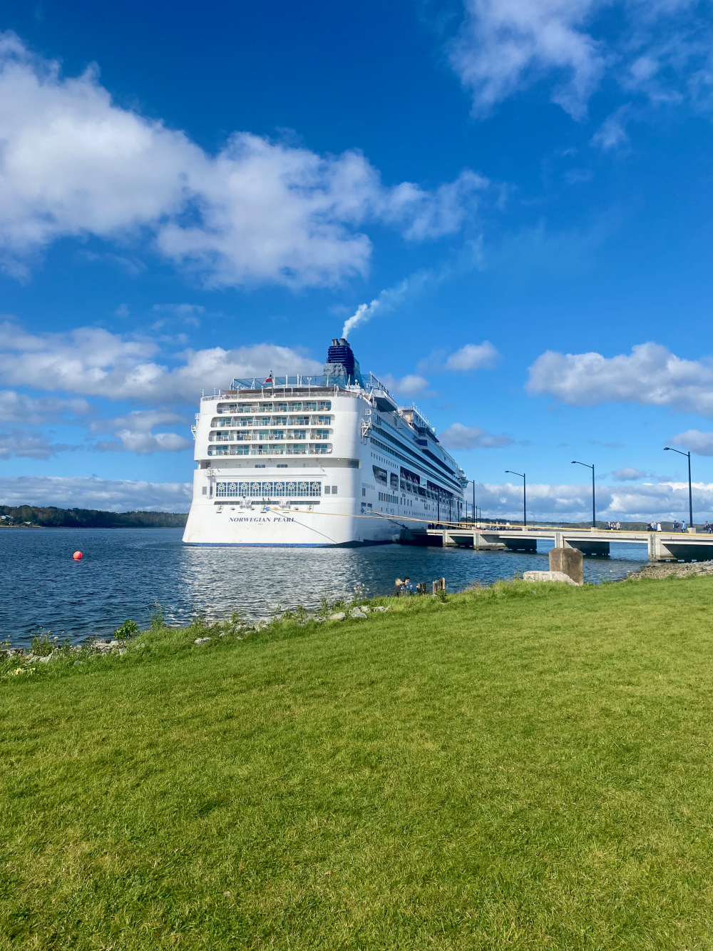 Norwegian Pearl in port at Sydney, Nova Scotia