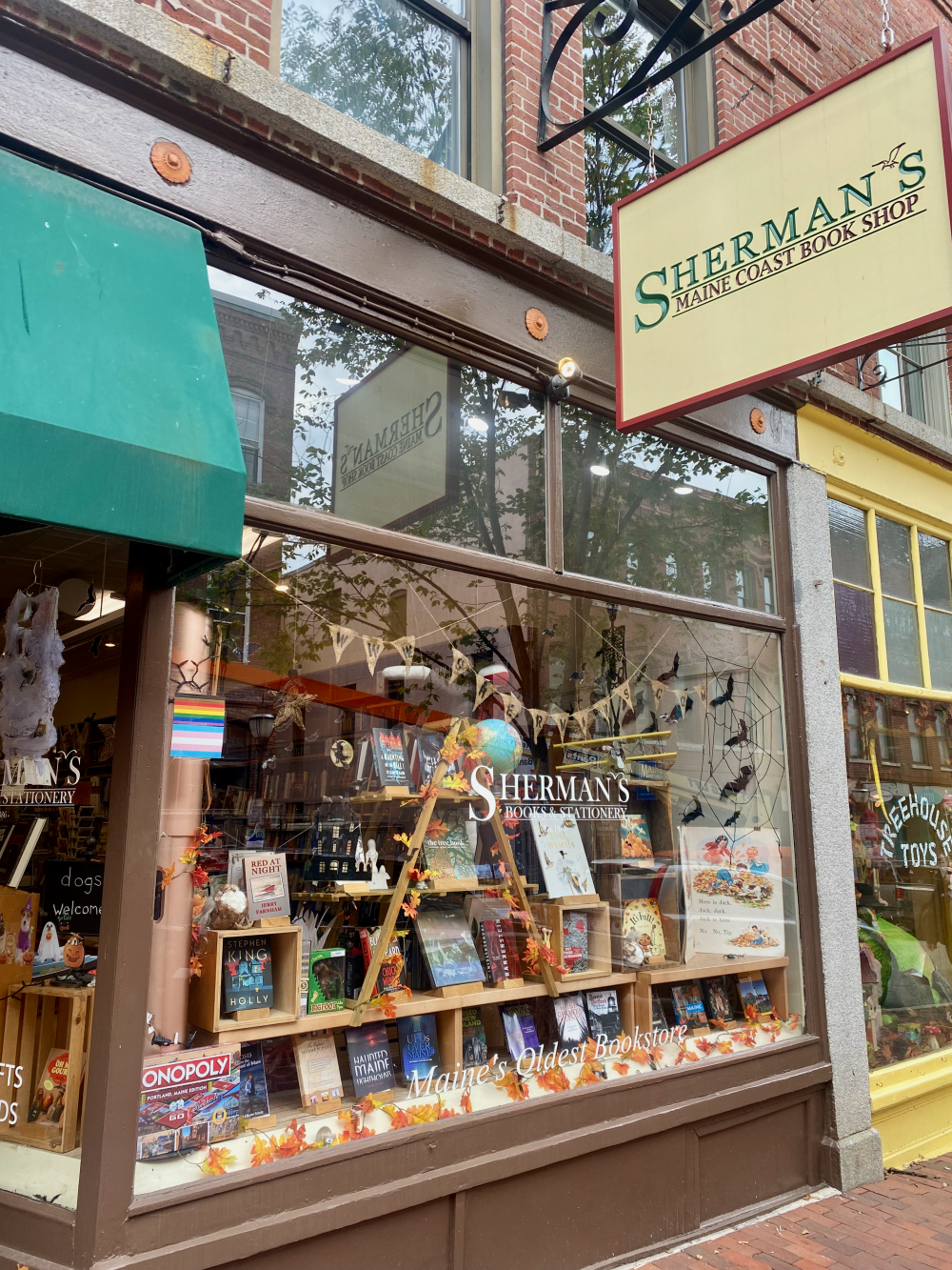 Sherman's Bookstore in Portland, Maine