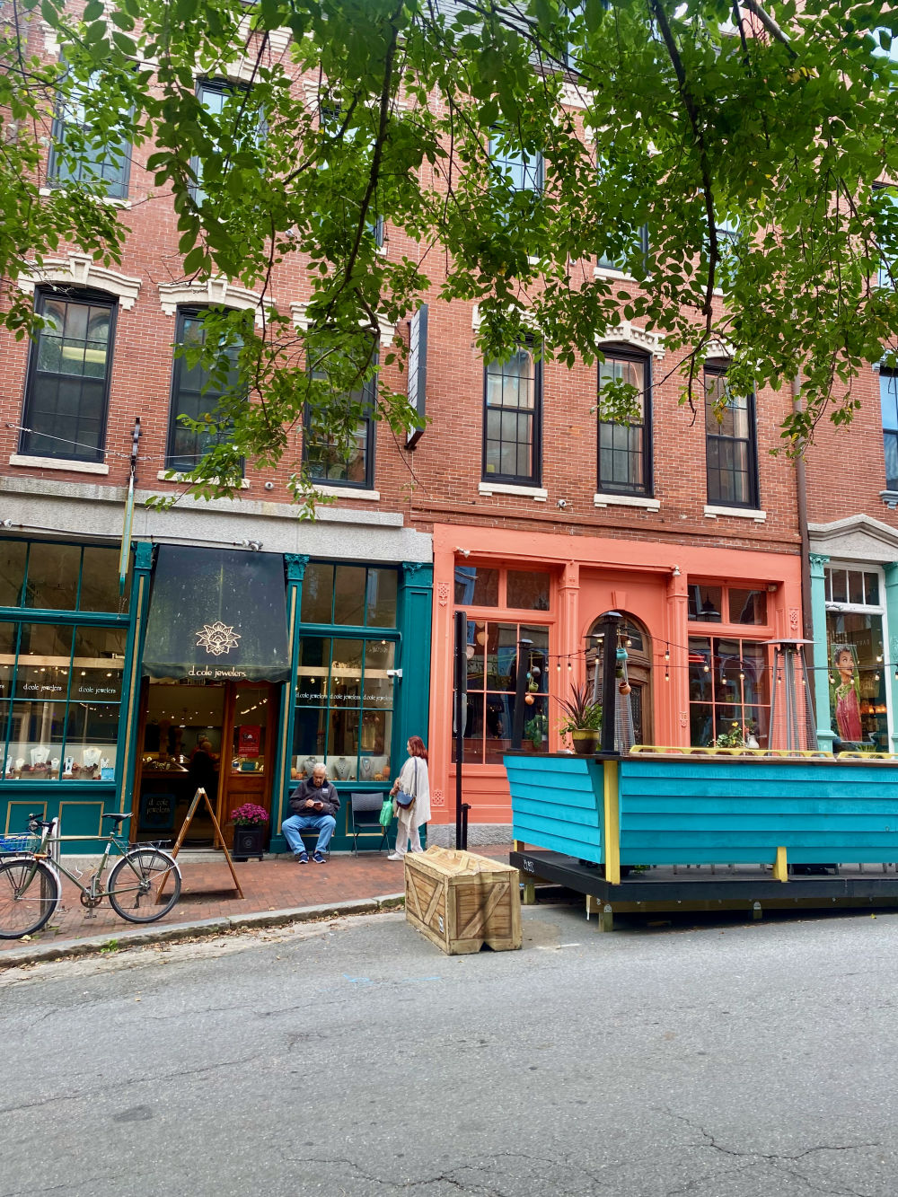 Shopping streets in Portland, Maine