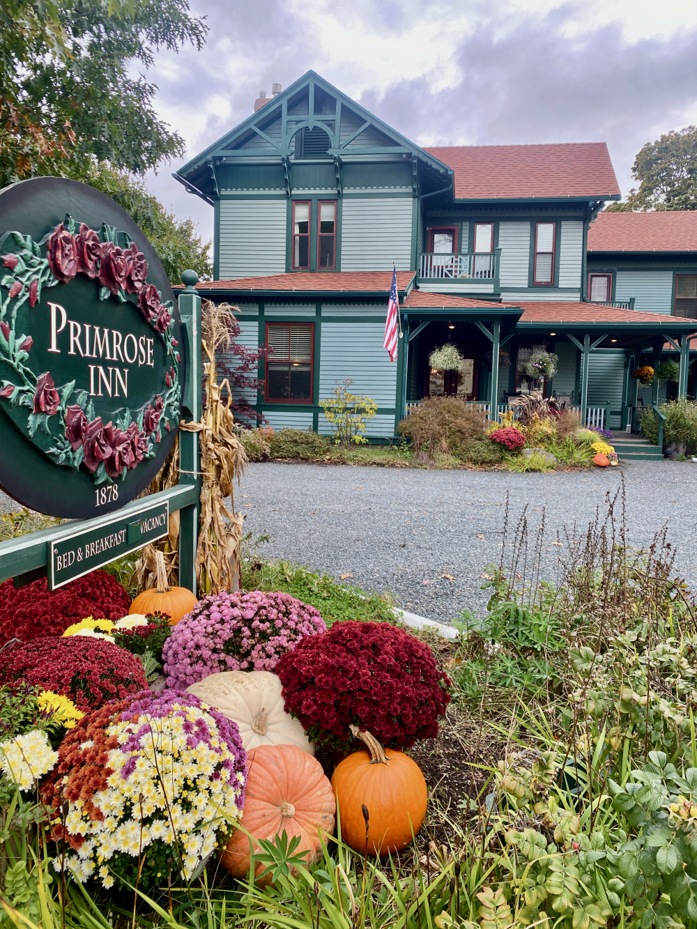 Halloween decorations in Bar Harbour, Maine