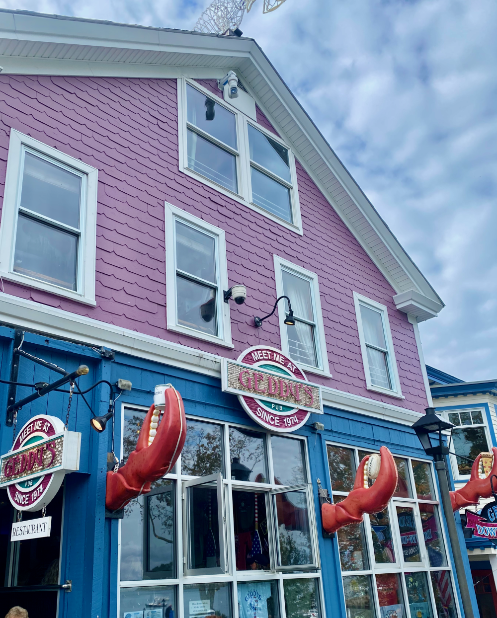 Lobster rolls in Bar Harbour, Maine