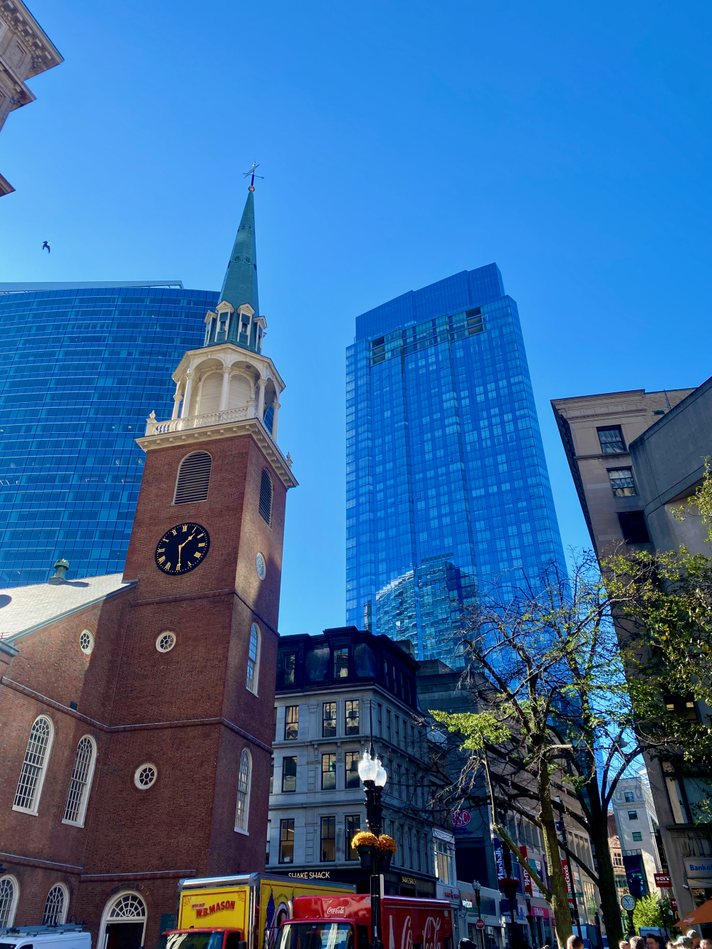 Old and new buildings in Boston