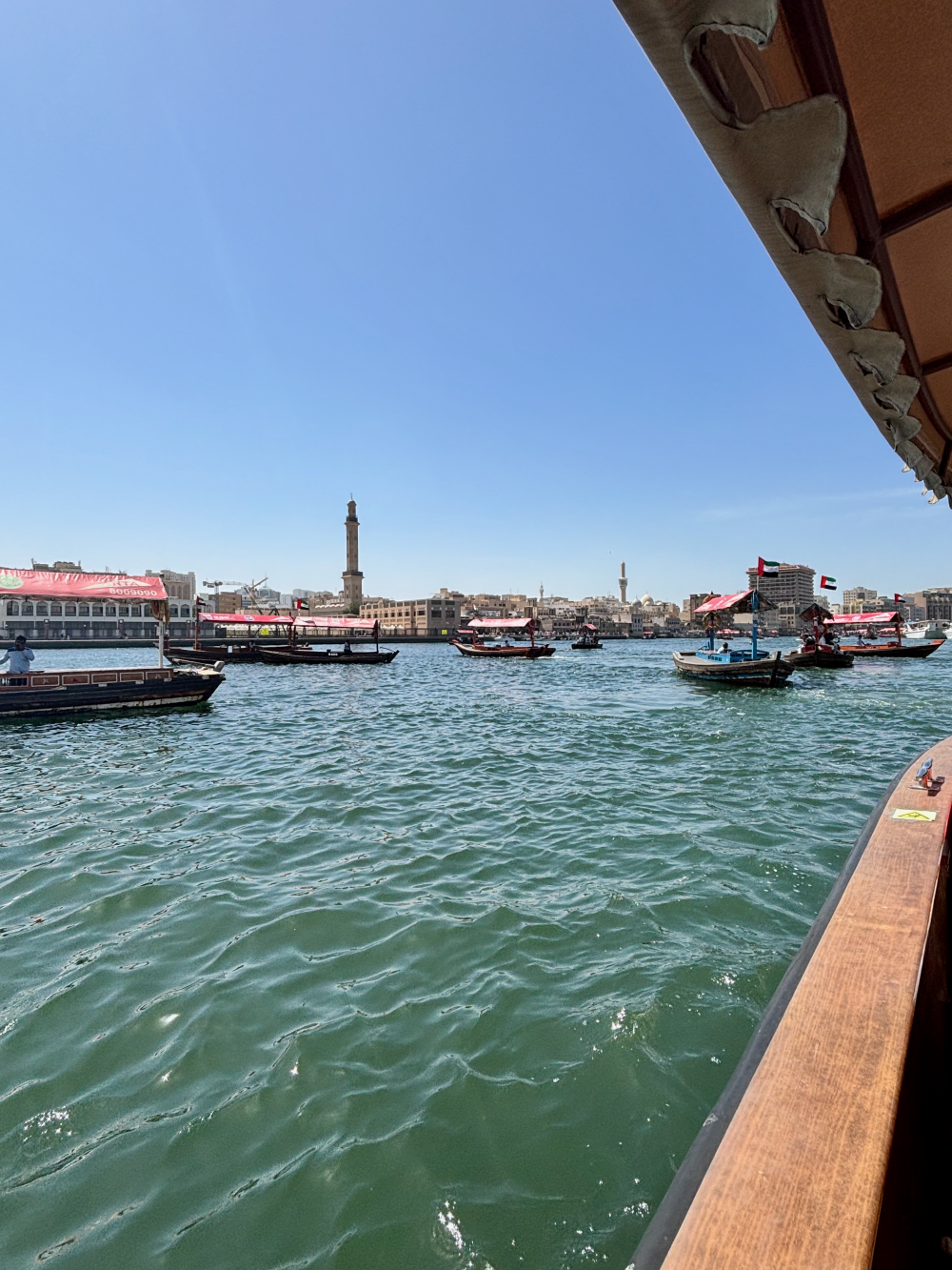 Water taxis in Deira, Dubai's old town