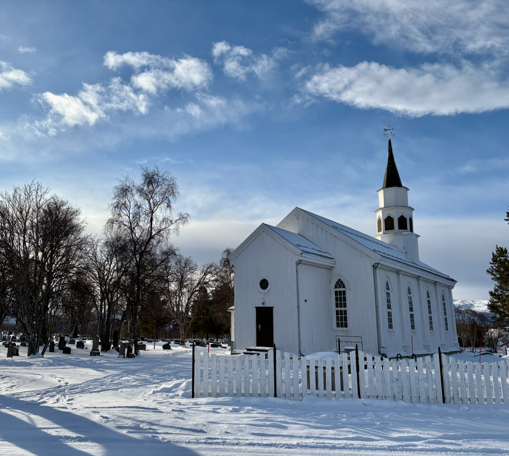 The charming church in Alta, Norway