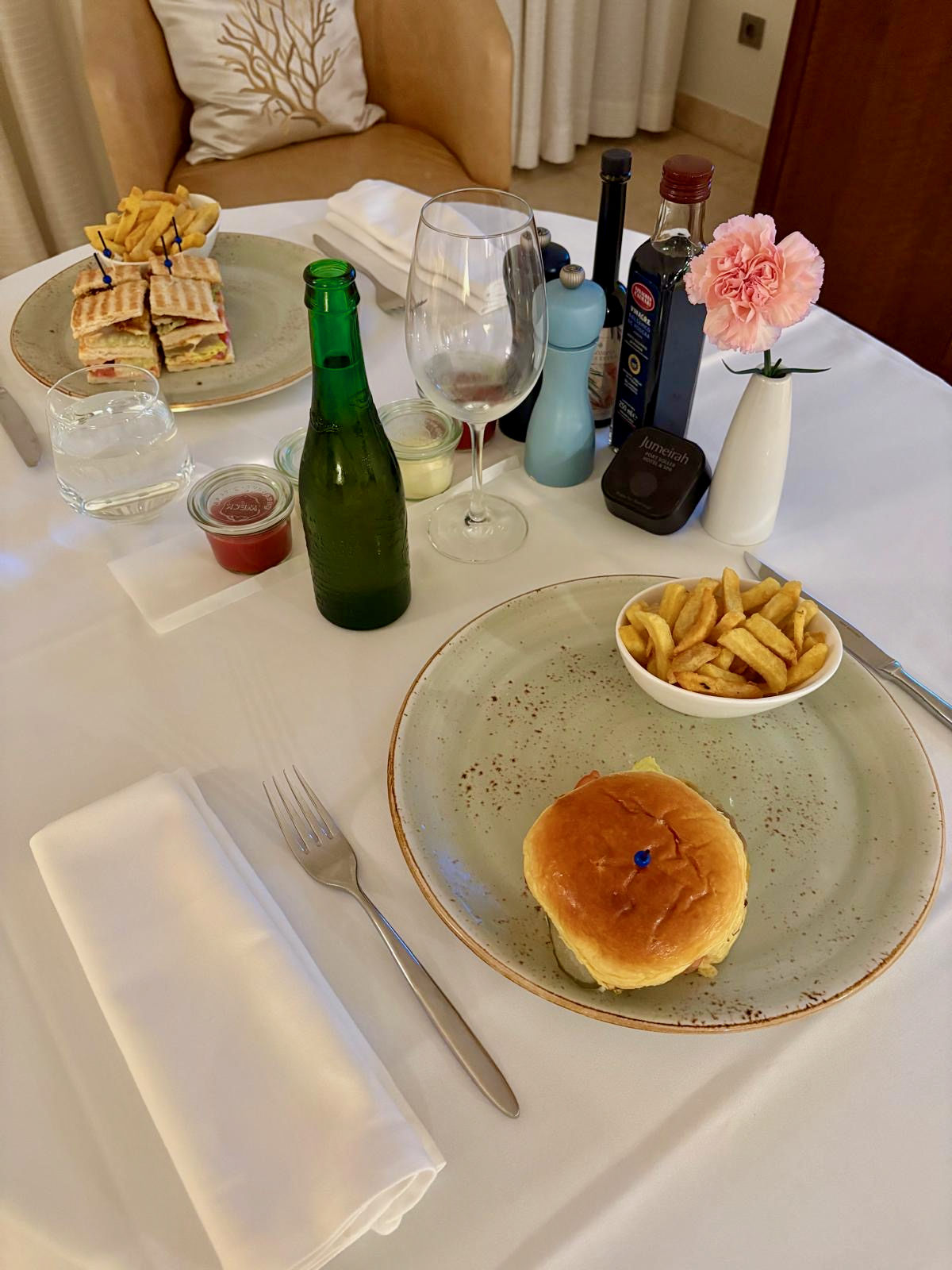 Room service at the Jumeirah Mallorca