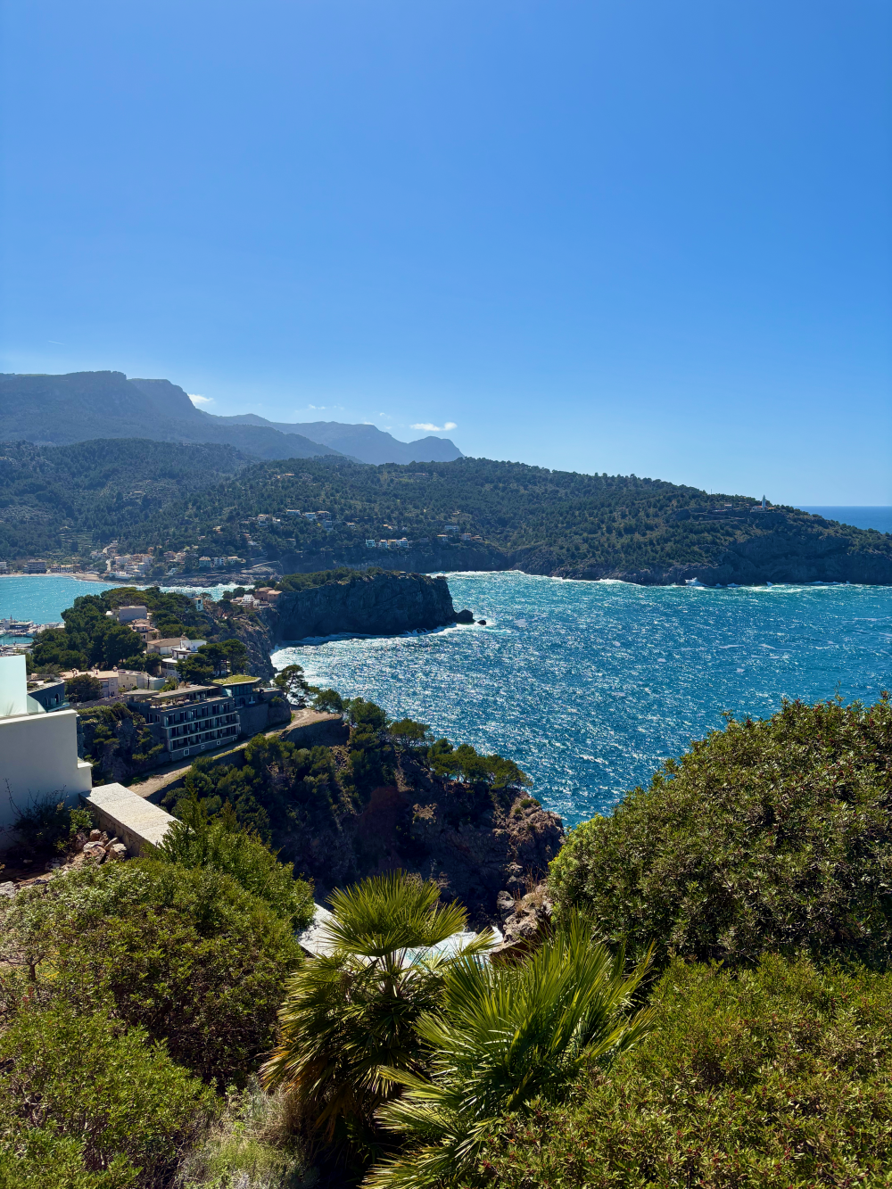 The view from the upper levels of Jumeirah Mallorca