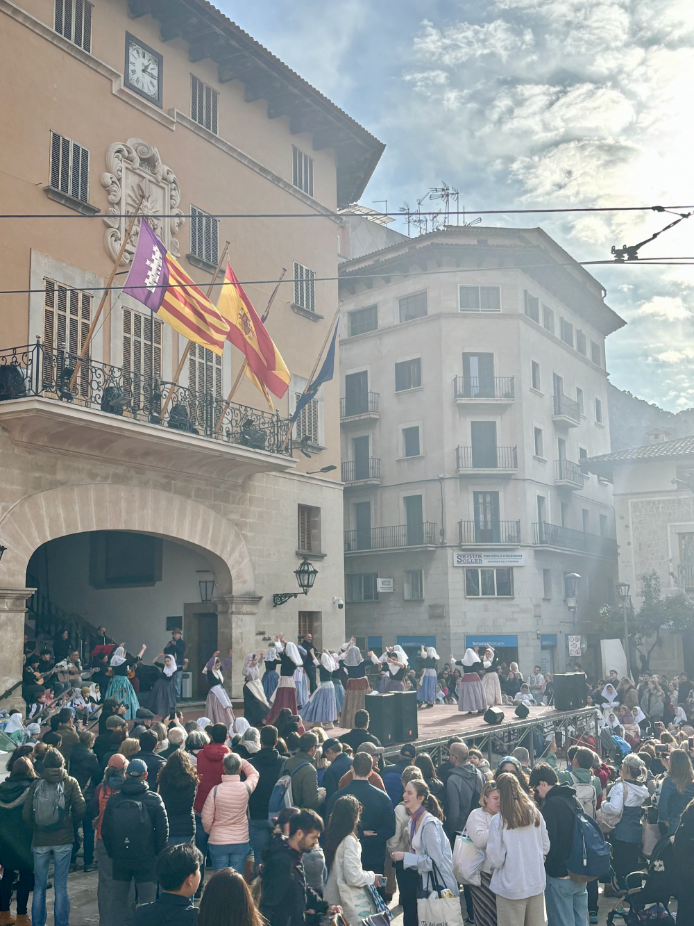 Local festivities in Sóller, Mallorca