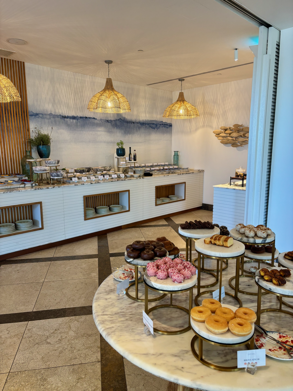 A glimpse of the breakfast spread at Jumeirah Mallorca