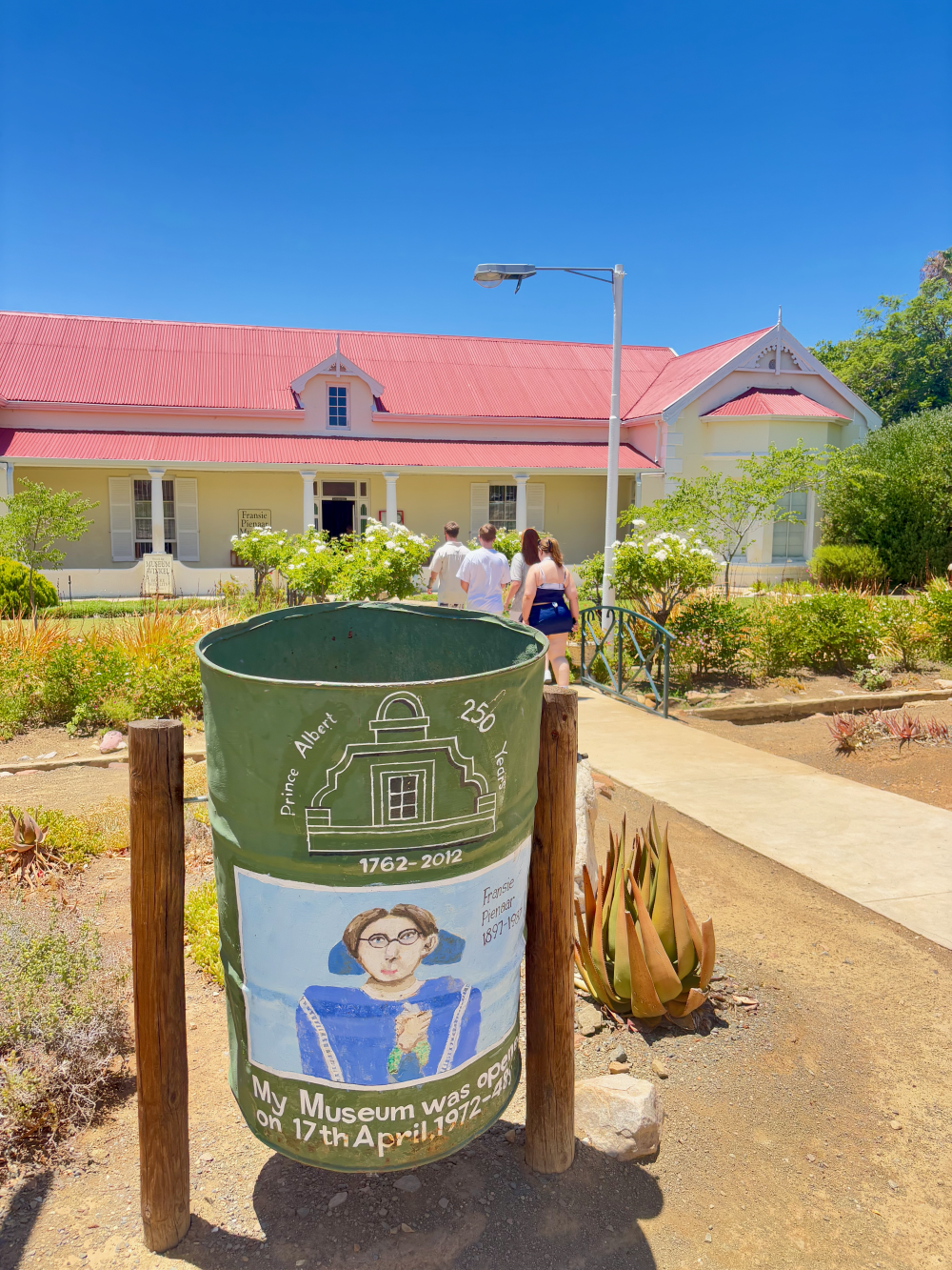 The entrance to the Fransie Pienaar Museum in Prince Albert
