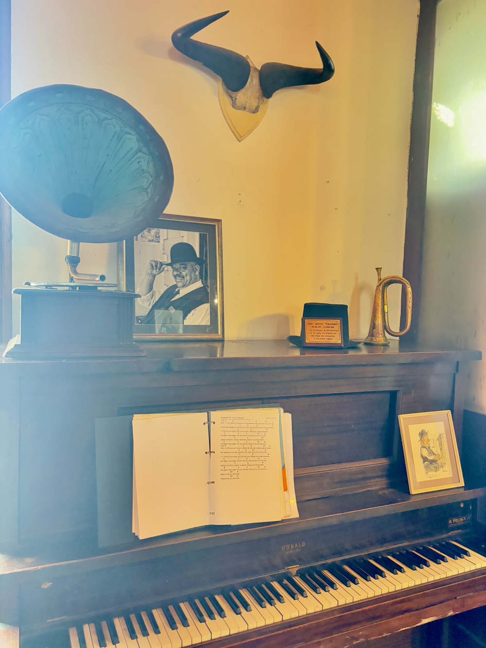 Inside The Laird's Arms in Matjiesfontein