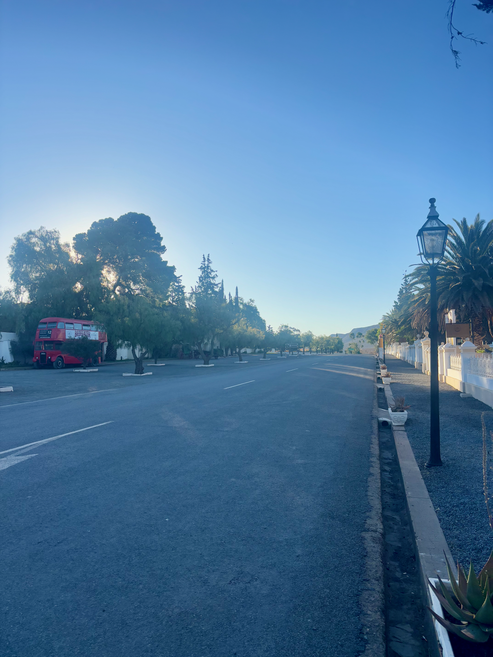 Matjiesfontein's only road