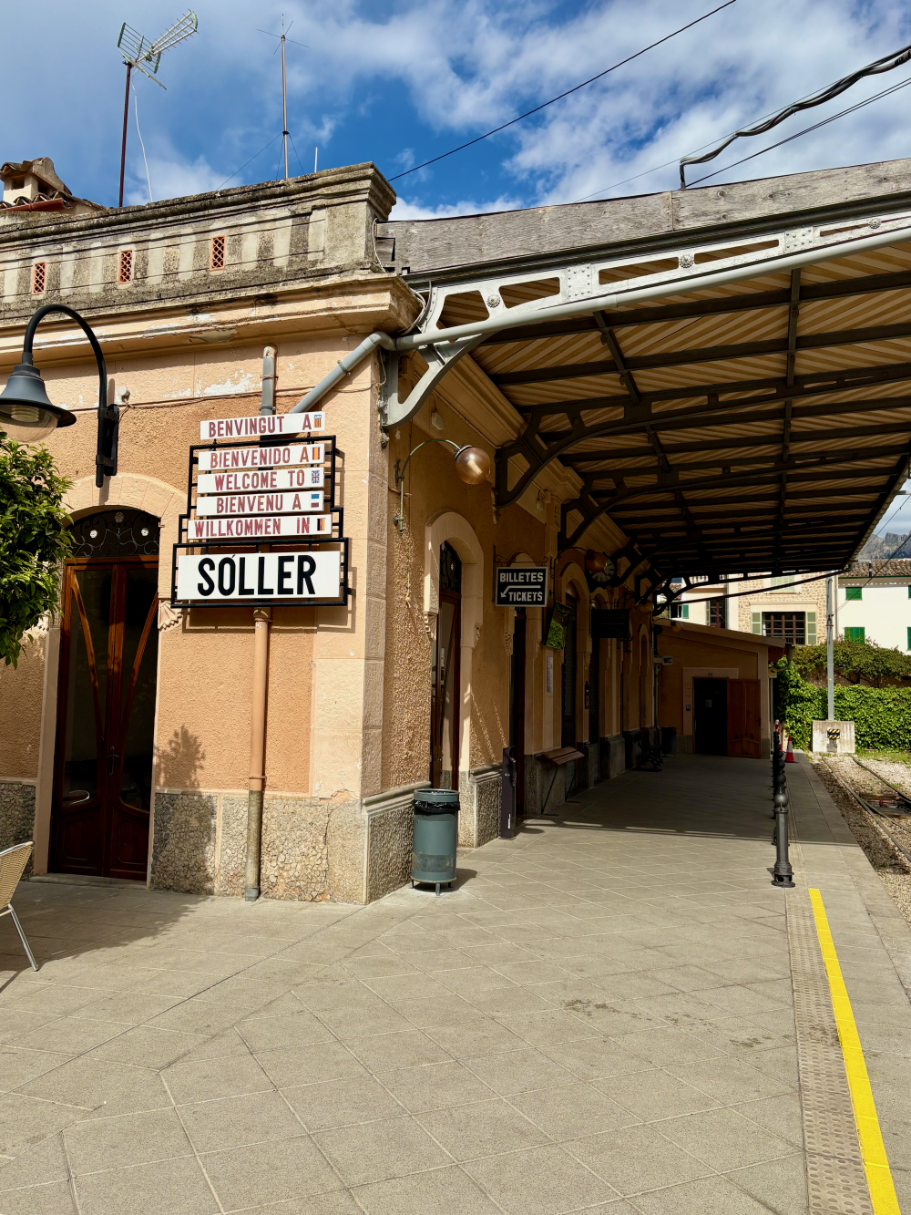 The train station in Sóller