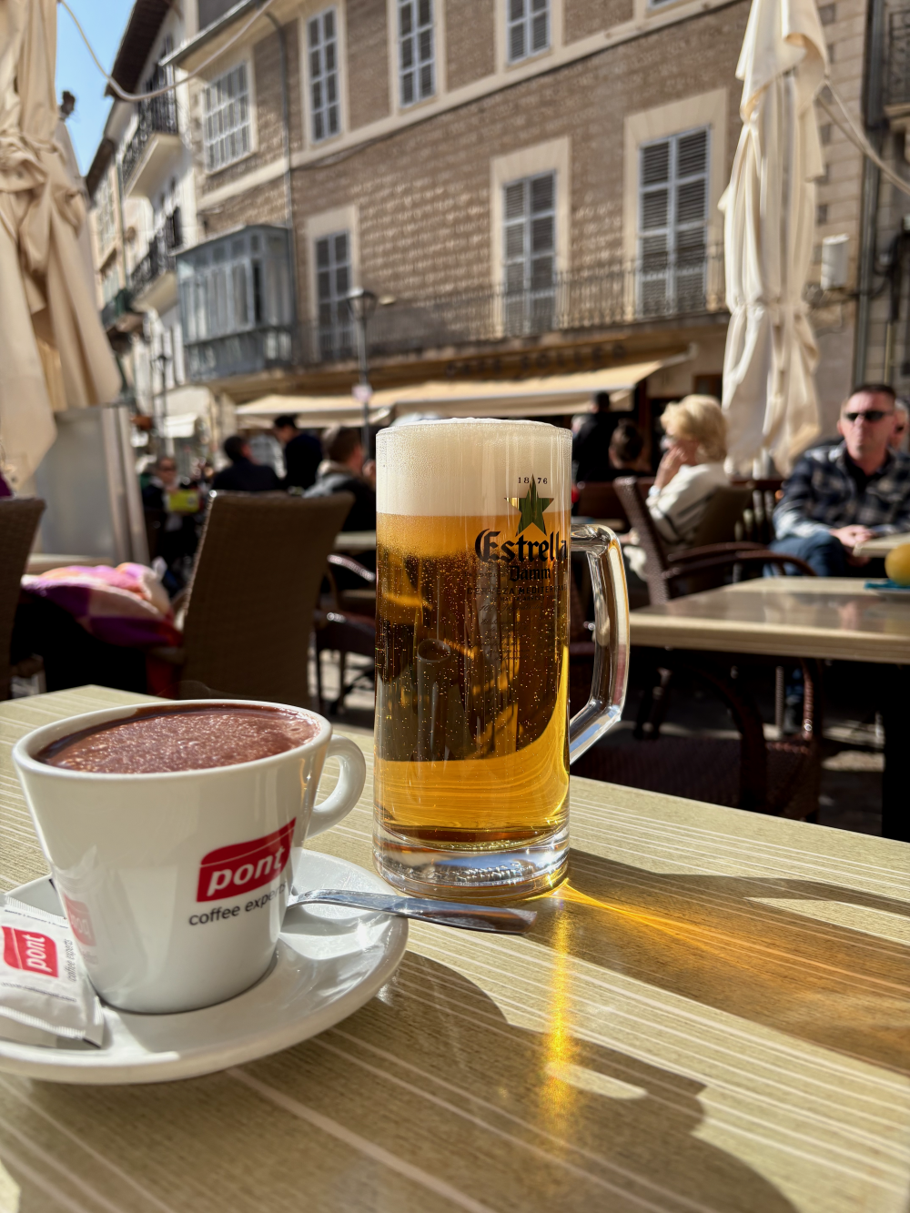 Local cafes in Sóller, Mallorca