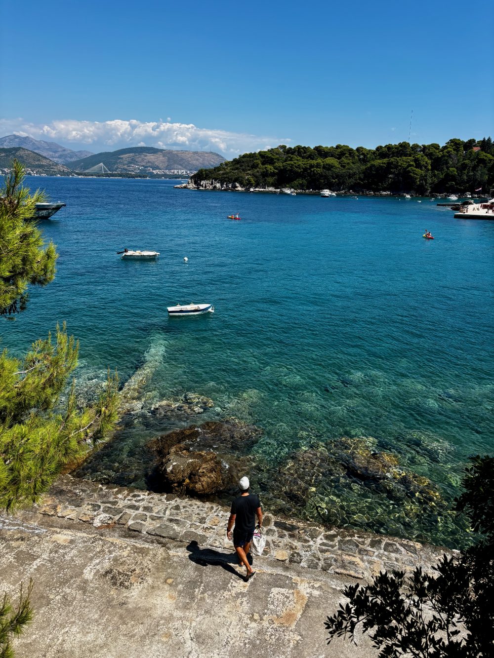 Stunning scenery in Kolocep Island, near Dubrovnik, Croatia