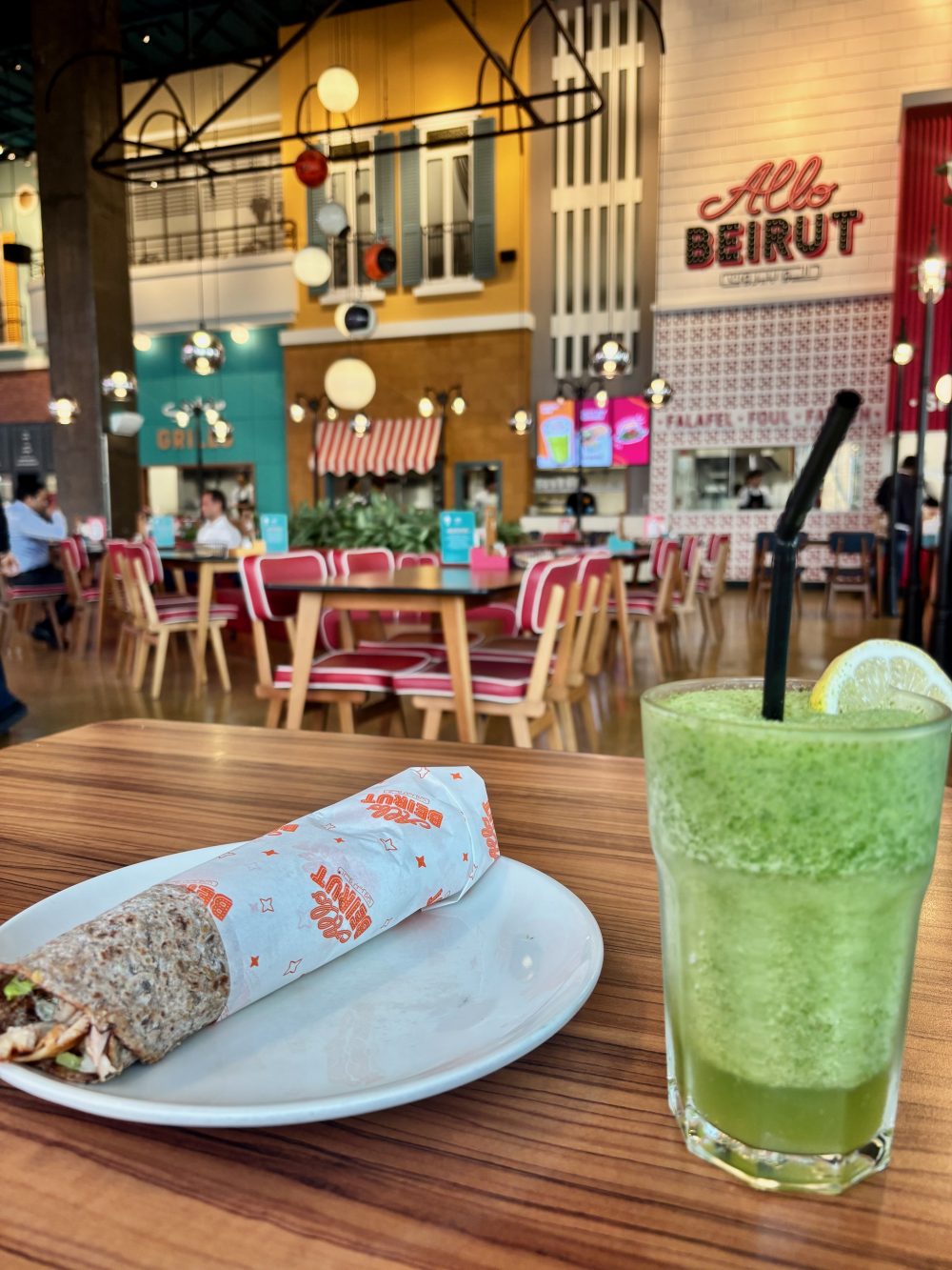 Lebanese food at Allo Beirut