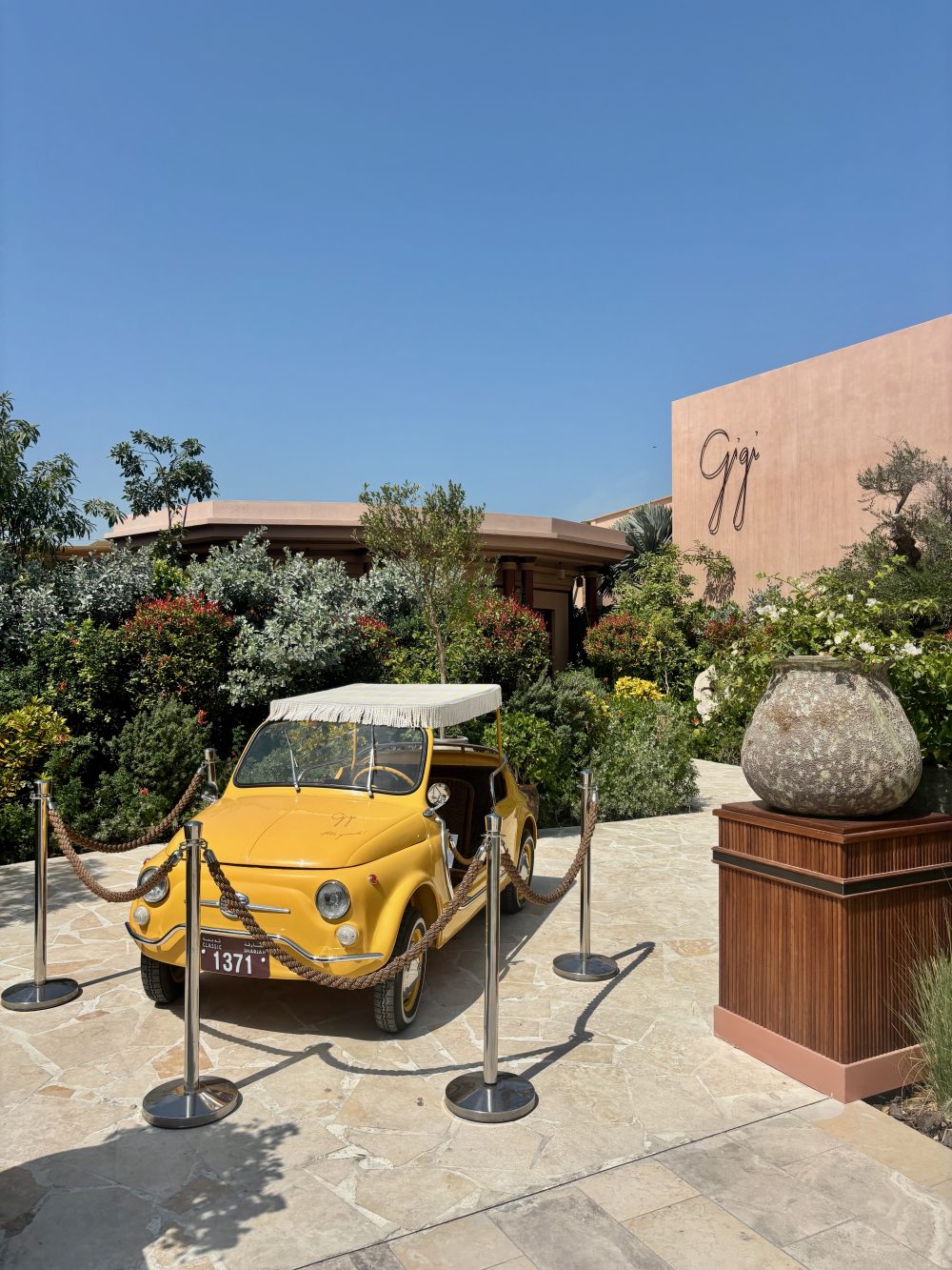 One of the beach clubs in J1 Beac, Dubai