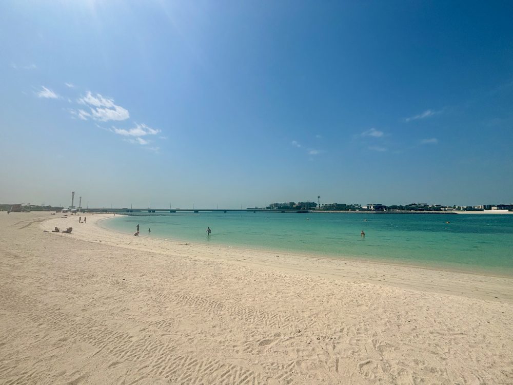 One of the beautiful beaches in Jumeirah