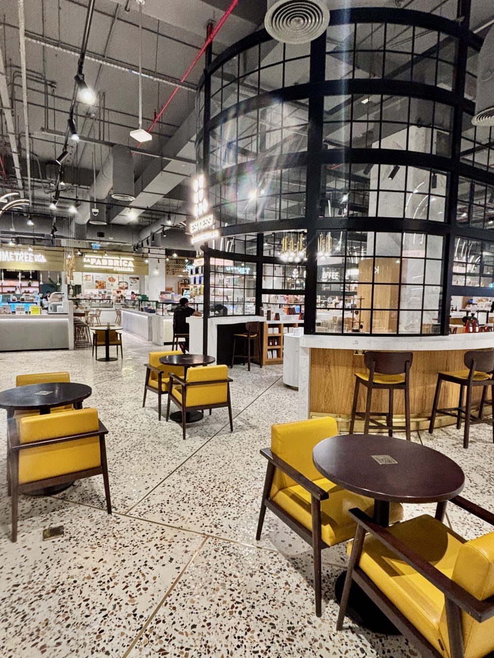 The food hall in the Palm Jumeirah Mall