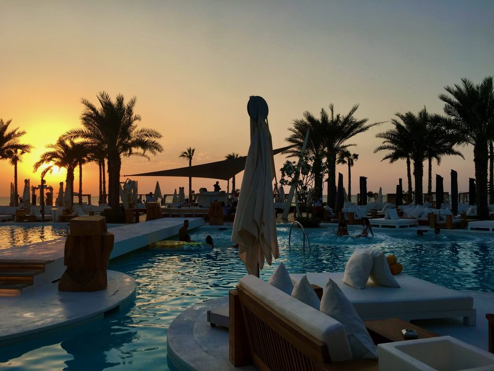 Nikki Beach, one of the beach clubs in Dubai
