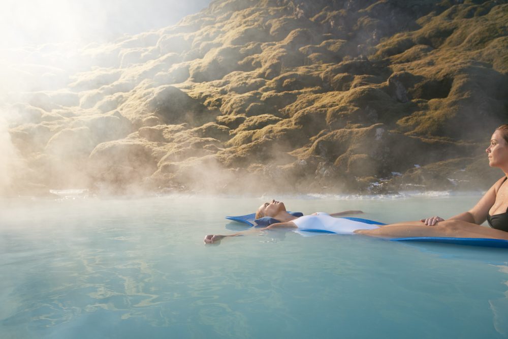 Experiencing float therapy at the Blue Lagoon