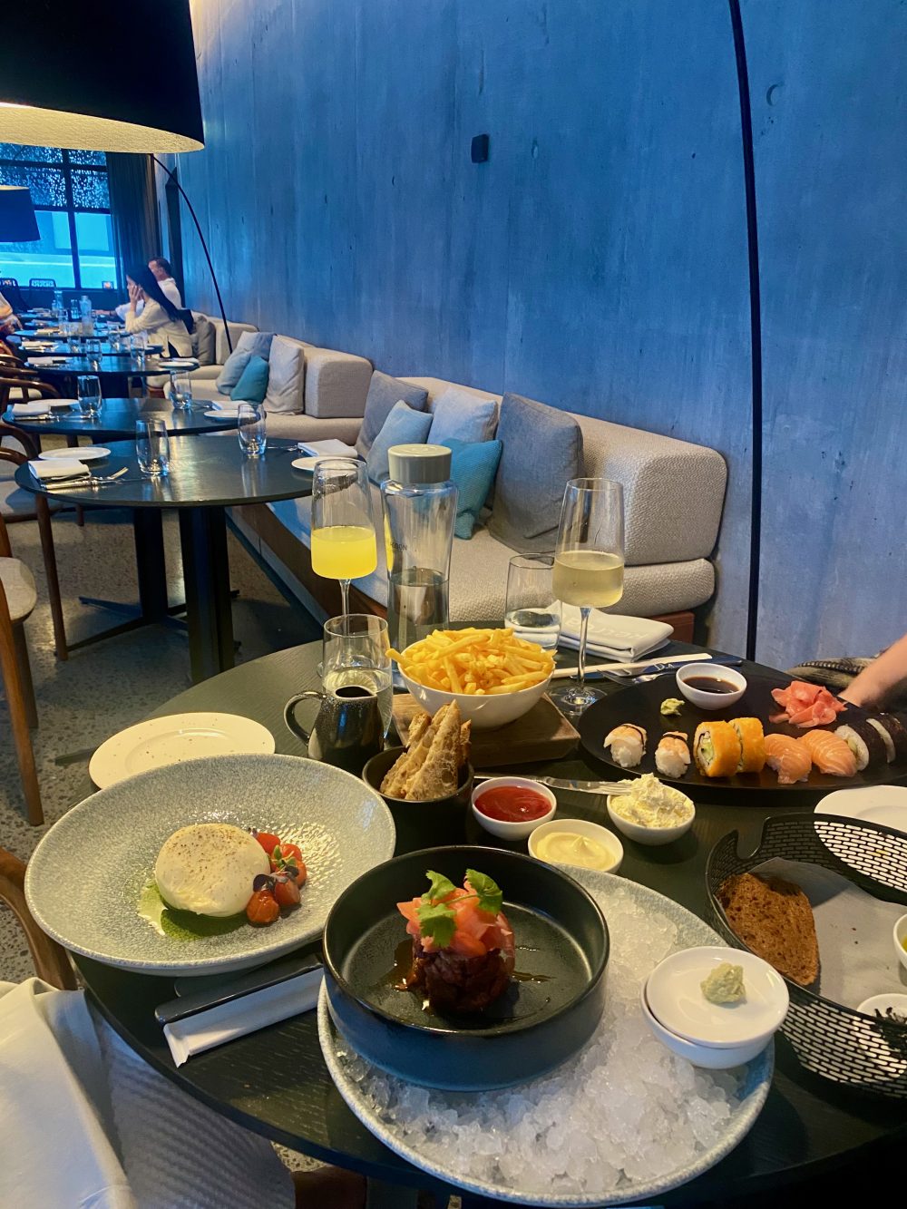 Dining in the Spa Restaurant