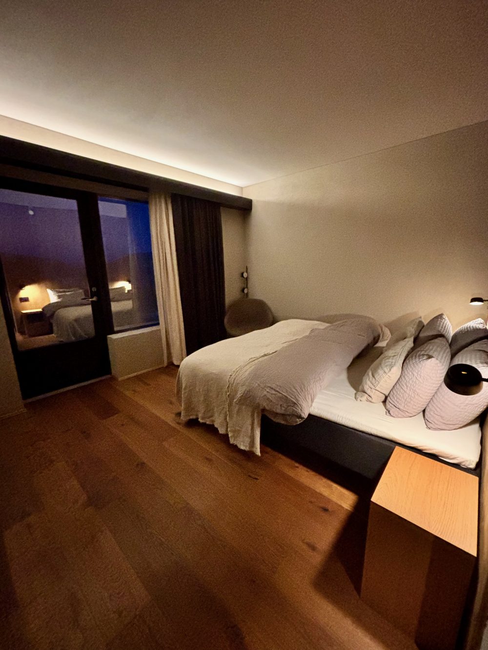 The bedooms at Highland Base in Iceland