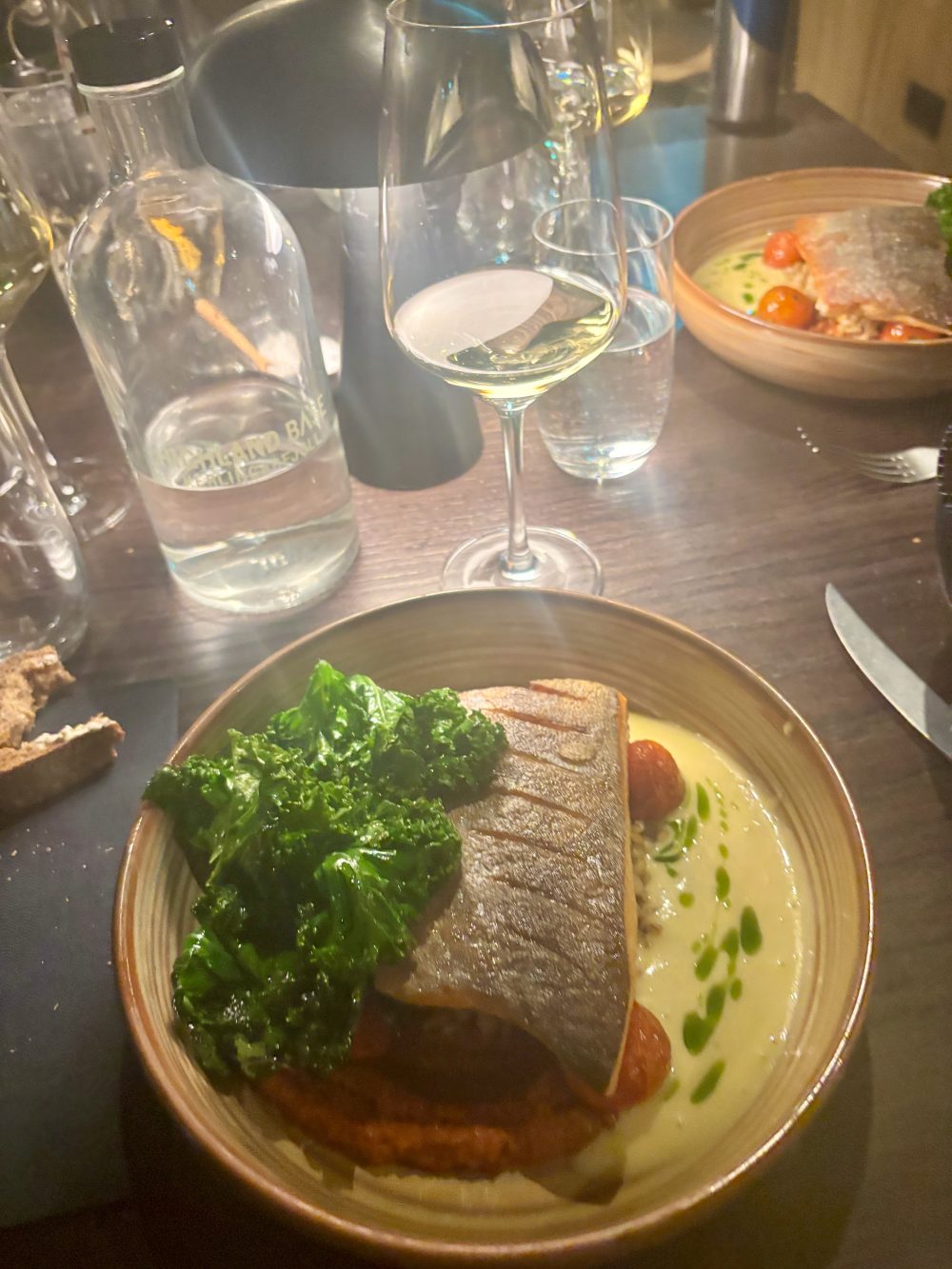 Dinner at Highland Base