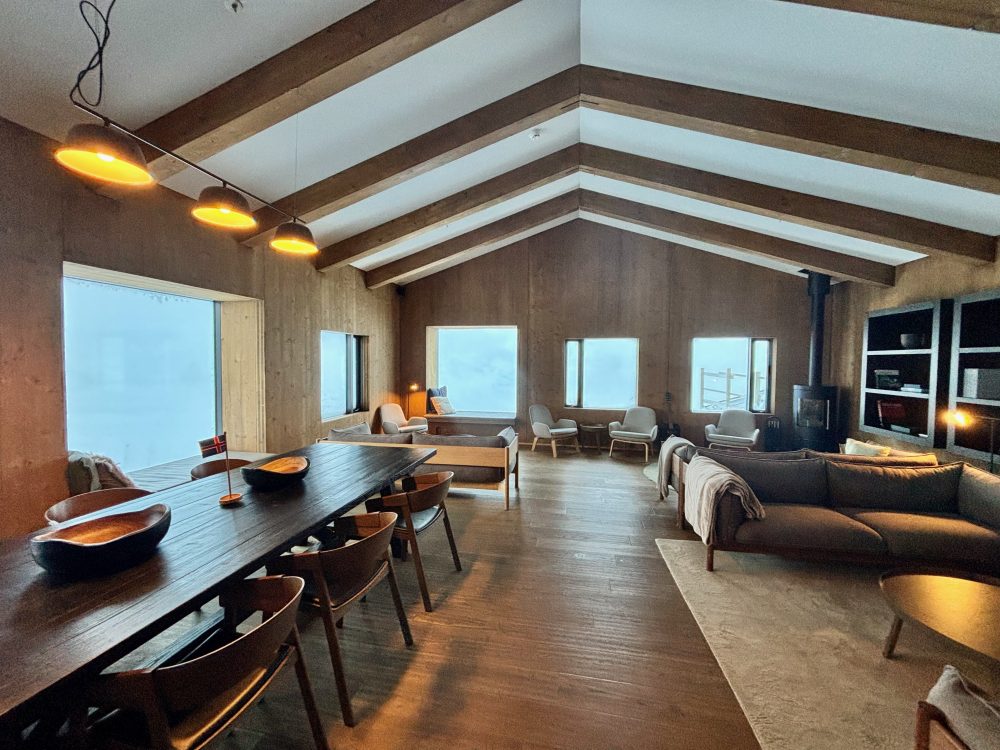 The lounge at Highland Base