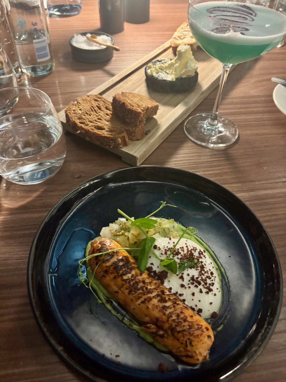 Dining at Lava Restaurant at the Blue Lagoon