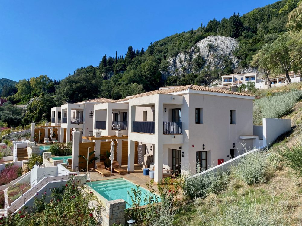 An incredible private pool at Angsana Corfu