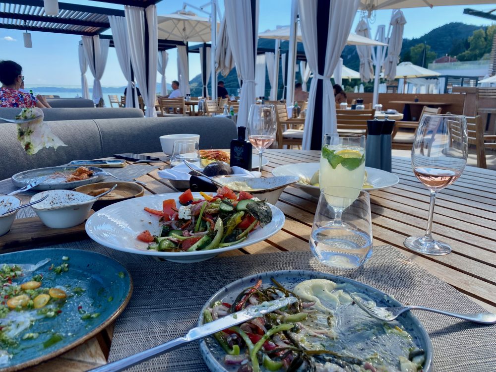 Dining at Sofrito at Angsana Corfu