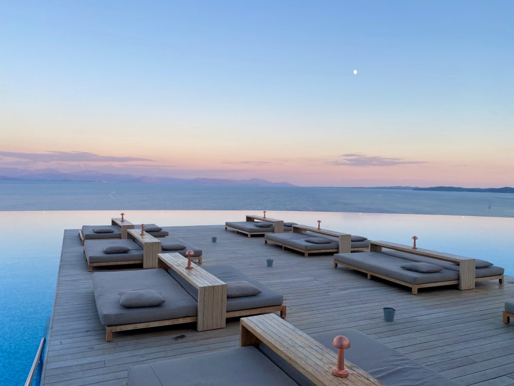 Sunset at Angsana Corfu