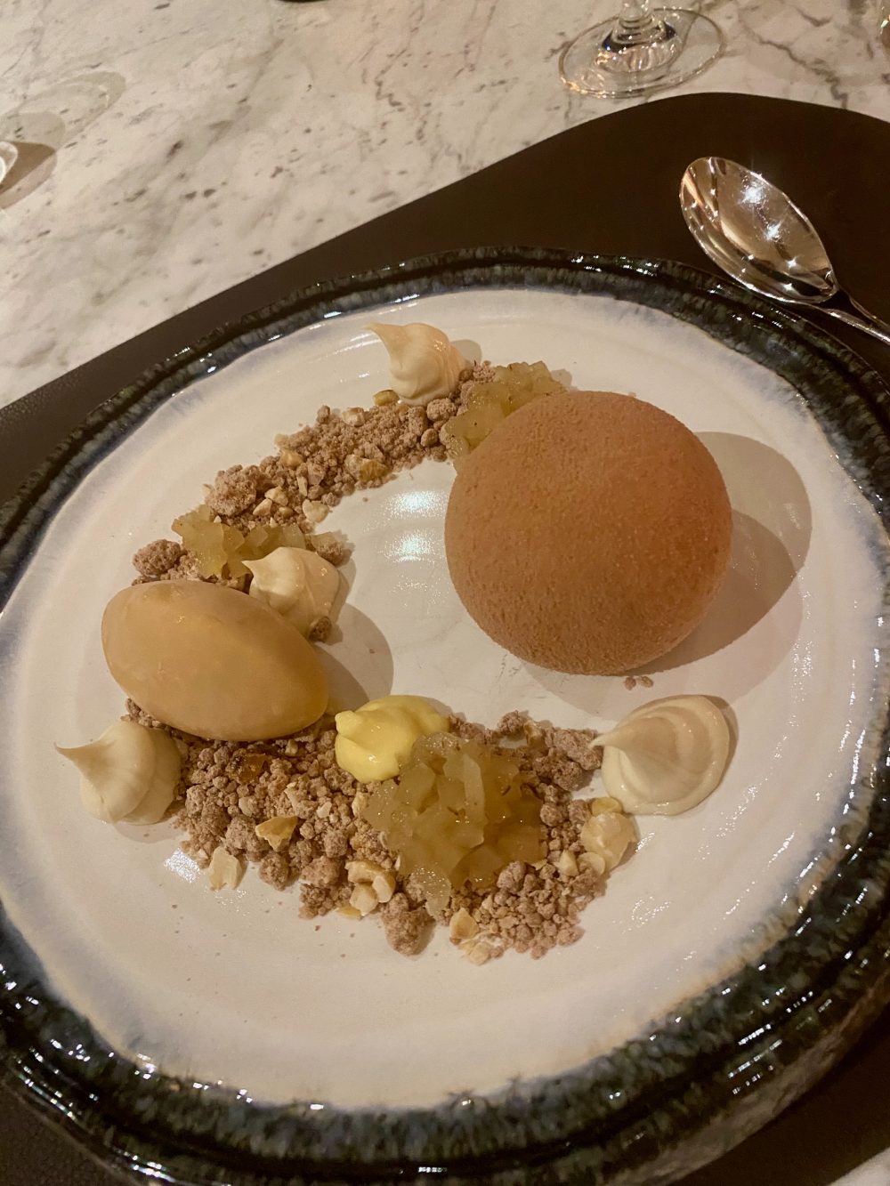 Dessert at Oribu at Angsana Corfu