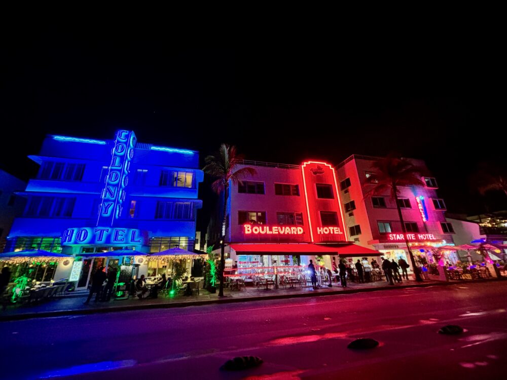 South Beach at night