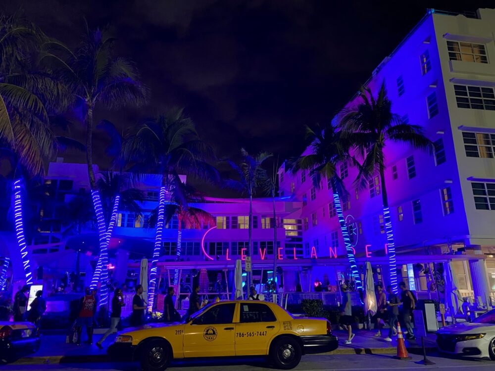 South Beach nightlife in Miami