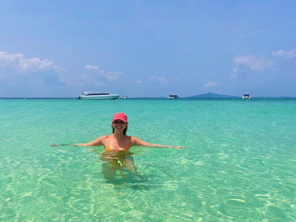 The magical waters of Bamboo Island near Koh Phi Phi