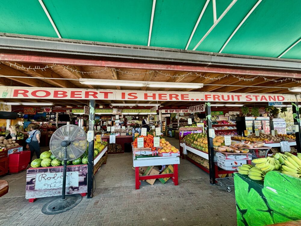 The awesome Robert is Here fruit stand near Homestead, Florida