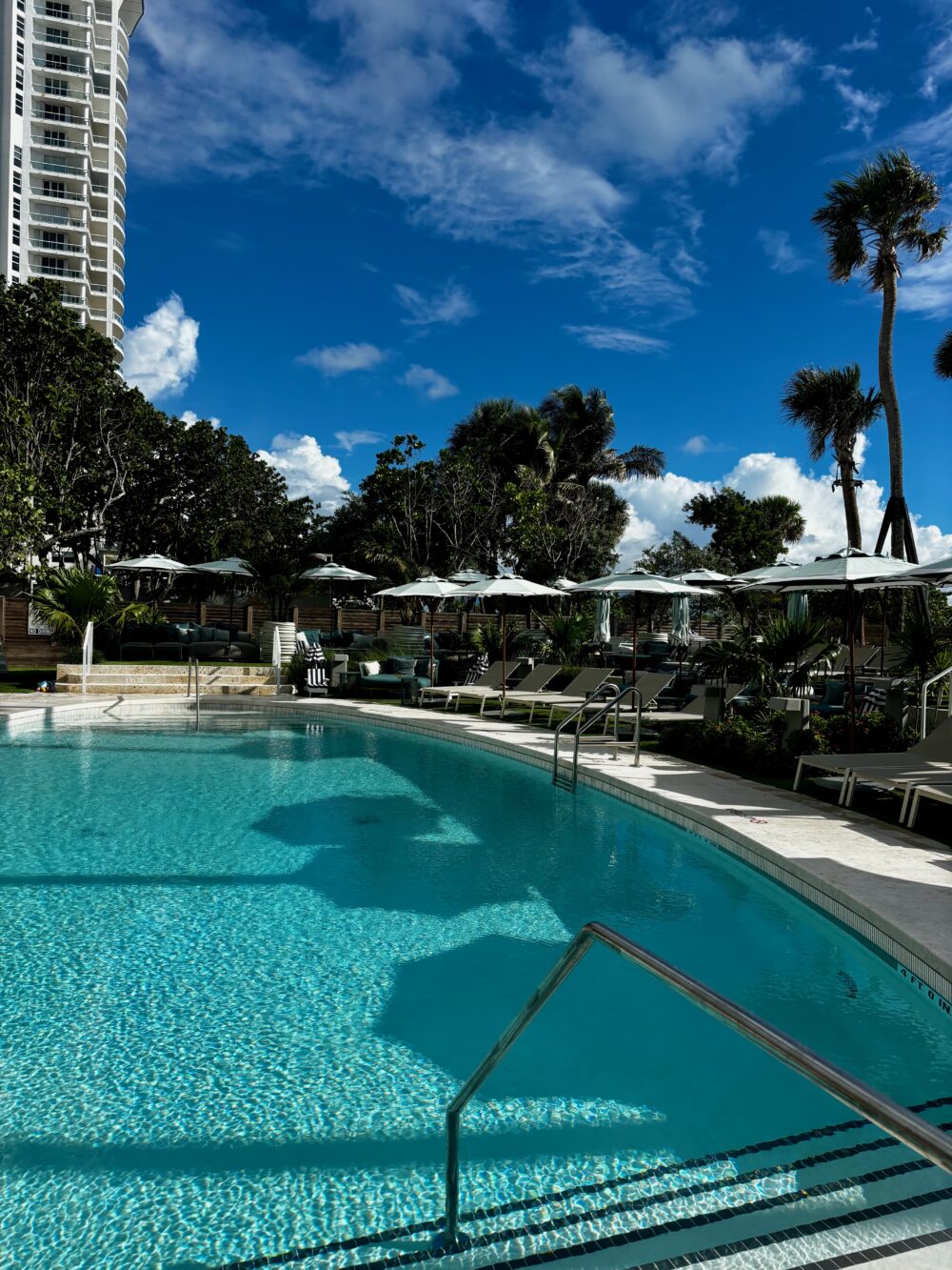 The pool at the Andaz Miami Beach